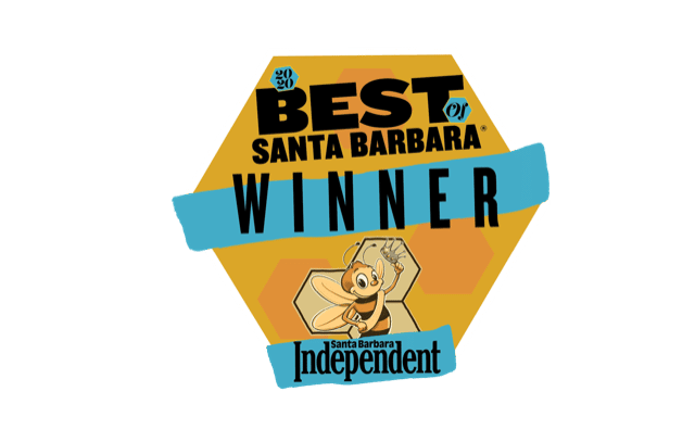 badge for "best of santa barbara" winner for kids' camp